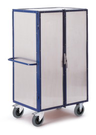 Rollcart Carrello armadio con pareti in alluminio