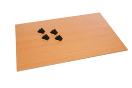 Rollcart Ripiano in legno per carrello a rete