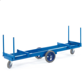 Rollcart Carrello porta materiali lungo, carico max. 2000 kg, lunghezza x larghezza superficie di carico 2000 x 600 mm