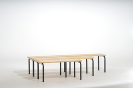 Sypro Panchina impilabile con doghe in legno