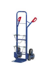 fetra Carrello portabottiglie a 3 stelle, carico massimo 200 kg, gommatura in TPE