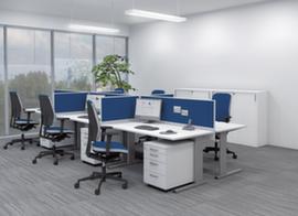 Nowy Styl Scrivania E10 con telaio a 4 gambe