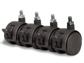 4 ruote piroettanti doppie per appendiabiti