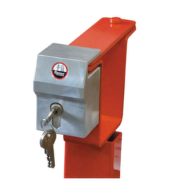 Valigetta con serratura per sbarra stradale girevole