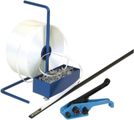 Set di reggiatura portatile Standard con reggetta kraft in poliestere