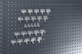 bott Assortimento di supporti per pareti perforate
