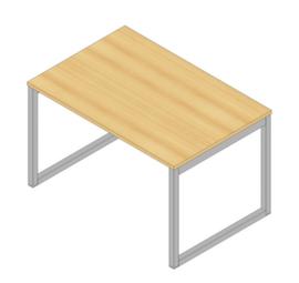 Quadrifoglio Scrivania Practika con base a slitta