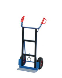 fetra Camion con rivestimento in gomma, carico massimo 350 kg, gommatura in aria