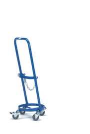 fetra Carrello a cilindro in acciaio, per bottiglia 1x11 l