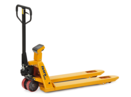 fetra Carrello elevatore per culle, carico max. 2000 kg, poliuretano/poliuretano