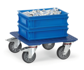 fetra Scooter da trasporto KF 10 con pianale di carico in alluminio, carico massimo 250 kg, gommatura in TPE