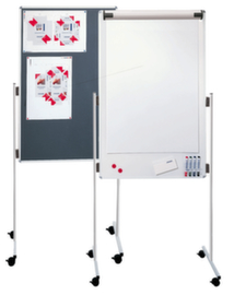 Franken Lavagna a fogli mobili Center,altezza 1900 mm