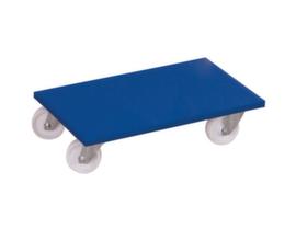 VARIOfit Möbelhund® con superficie di carico antiscivolo, carico massimo 500 kg, gommatura in plastica