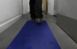 Tappetino per camera bianca First Step, lunghezza x larghezza 1170 x 450 mm