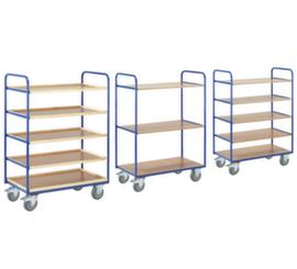 Rollcart Carrello a ripiani con capacità di carico di 250 kg