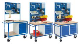 Rollcart Banco di lavoro e carrello di montaggio con portata di 600 kg