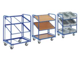 Rollcart Carrello a ripiani inclinabili