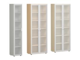 Gera Armadio a due ante per ufficio Milano con ante in vetro