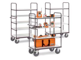 fetra Carrello a ripiani ESD con capacità di carico fino a 600 kg