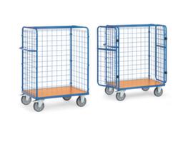 fetra Carrello portapacchi con pareti a rete