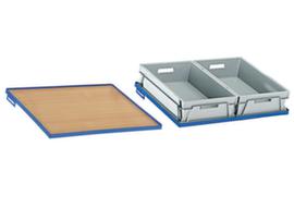 Rollcart Ripiano aggiuntivo per carrello Euro box