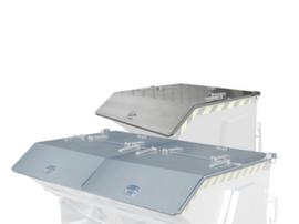 Bauer Coperchio incernierato in più parti per contenitore ribaltabile