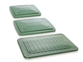 Coperchio a incastro per contenitore rettangolare under-ride