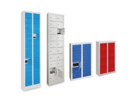 PAVOY Armadietto Basis grigio chiaro con fino a 30 scomparti