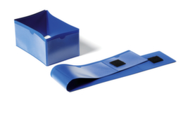 Durable Banda del piede del pallet con chiusura in velcro, altezza x larghezza 75 x 596 mm