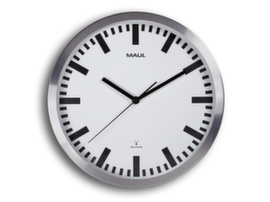 MAUL Radio orologio da parete, con quadrante a barre, Ø 300 mm