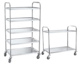 UDOBÄR Carrello di servizio in acciaio inox