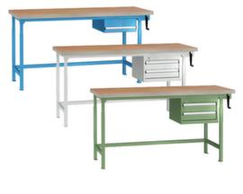 KLW Lutz Banco da lavoro regolabile in altezza con cassetti