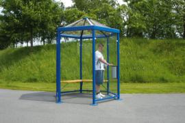 WSM Padiglione per fumatori con tetto a punta