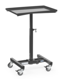 fetra Supporto materiale GREY EDITION con regolazione dell'altezza della griglia, carico max. 150 kg, altezza 995 mm