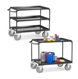 fetra Carrello da tavolo GREY EDITION con ripiani per vassoi