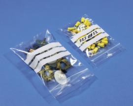 Sacchetti a pressione con linee di etichettatura