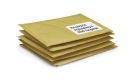 Bubble mailer marrone