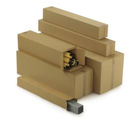 Scatola lunga pieghevole a 2 pareti con apertura frontale