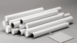 Tubo di spedizione bianco