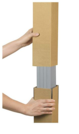 Cartone di spedizione lungo, a 1 onda, 1500 x 150 x 150 mm