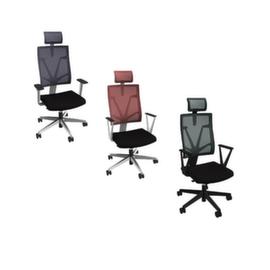 Nowy Styl Sedia girevole da ufficio 4ME con poggiatesta + regolazione manuale della forza di contrasto