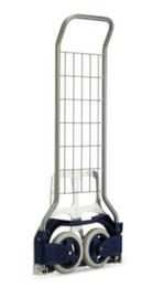 RuXXac carrello per pacchi pieghevole in alluminio, carico massimo 125 kg, gommatura in polimero