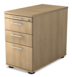 Piedistallo Solid con estrazione HR, 2 cassetto(i), quercia/quercia