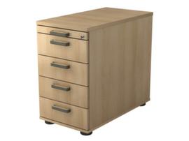 Contenitore per stand Up and Down, 4 cassetto(i), quercia/quercia