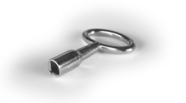 Chiave quadrata per Contenitori per rifiuti in rete metallica