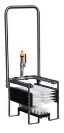 Cemo Macchina lustrascarpe, acciaio inox, altezza x larghezza x profondità 820 x 330 x 330 mm