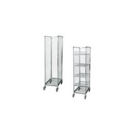 Roll container in acciaio con ruote piroettanti