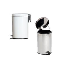 Cestino a pedale rotondo con contenitore interno