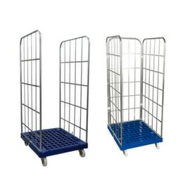 Roll container rolltainer® con piattaforma in HDPE LxL 815x682 mm