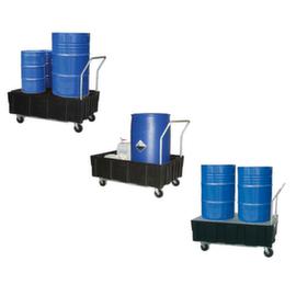 Cemo Vasca di raccolta mobile in PE per fusti da 200 litri